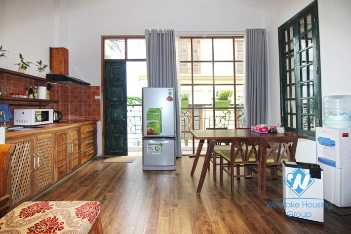 Rental apartment with unique design in Tay Ho, Hanoi